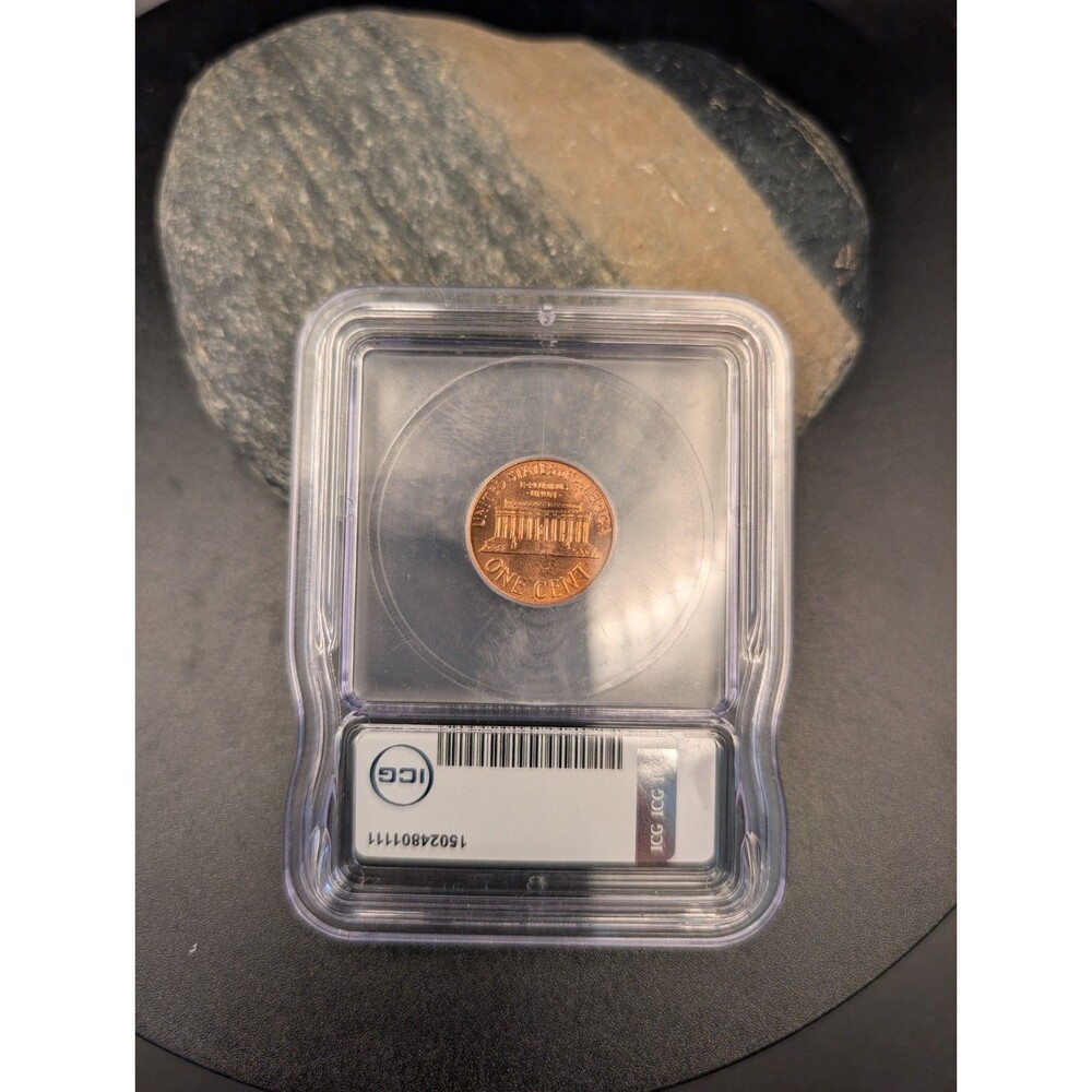 1964 Lincoln Cent – ICG Gem BU – Brilliant Red Surfaces - Picture 3 of 3